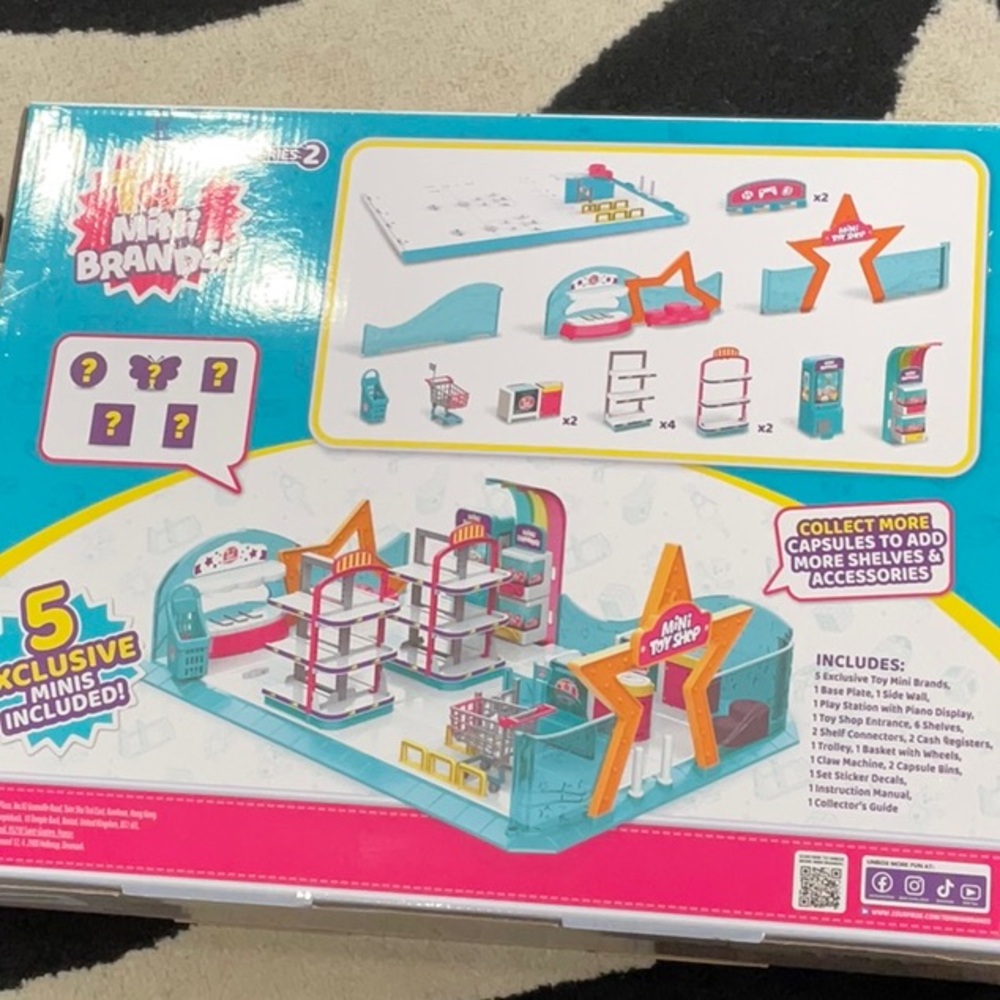 Mini brands Toy Shop Playset - Blue & Orange - Picture 3 of 3